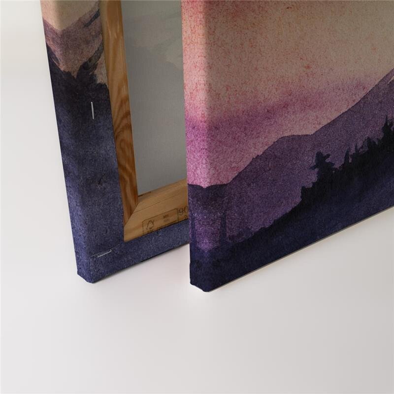 A.S. Création Leinwandbild MountainPaint1 Größe 90cm x 60cm