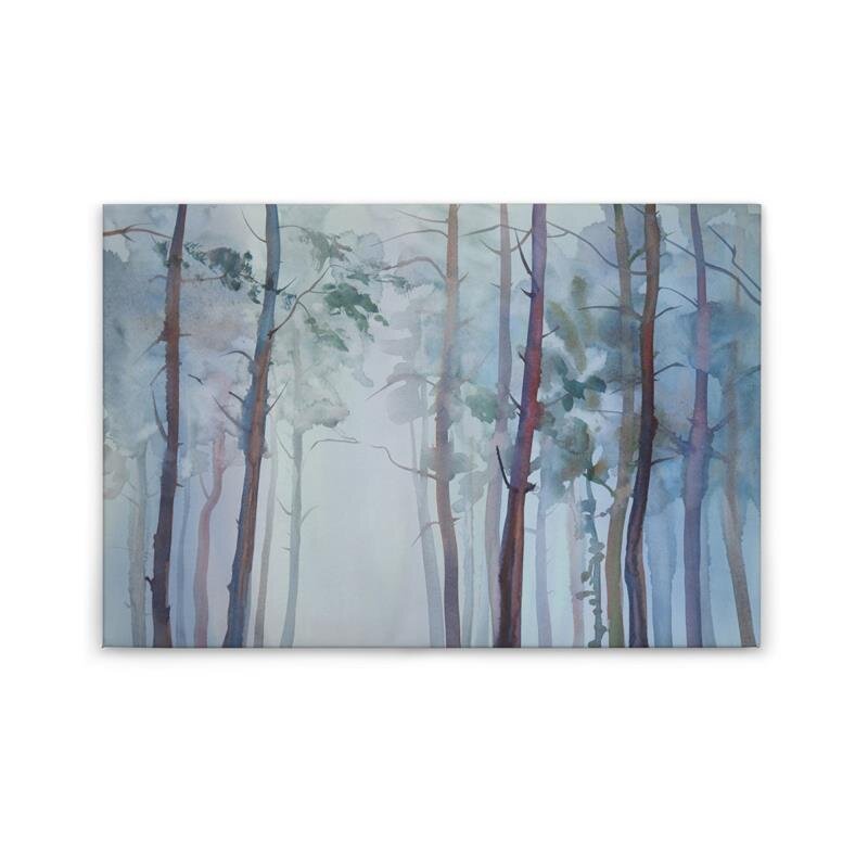 A.S. Création Leinwandbild AquarelleForest Größe 90cm x 60cm