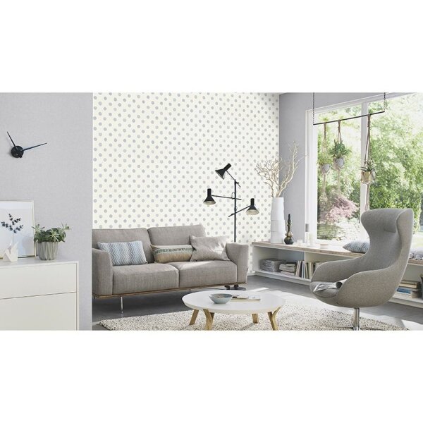 Tapete Blau, Grau Rasch Vliestapete (252842)