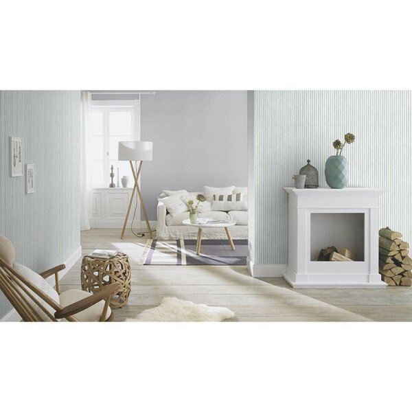 Tapete Blau, Grau Rasch Vliestapete (252842)