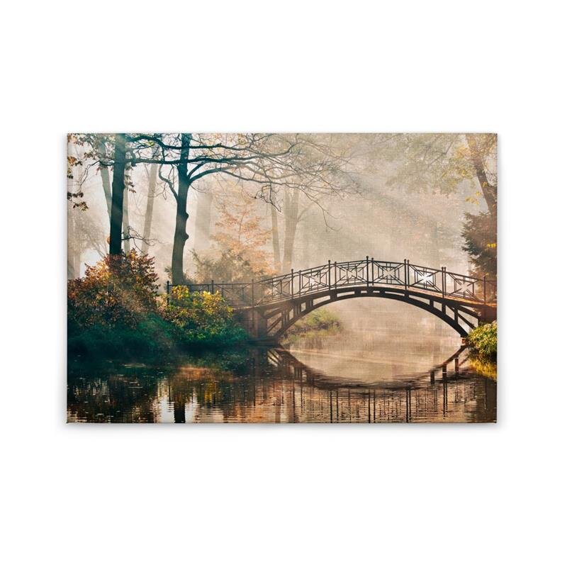 A.S. Création Leinwandbild ParkBridge1 Größe 90cm x 60cm
