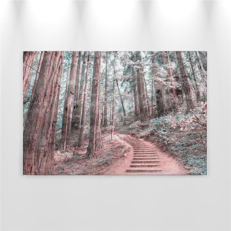A.S. Création Leinwandbild ForestWalk2 Größe 90cm x 60cm
