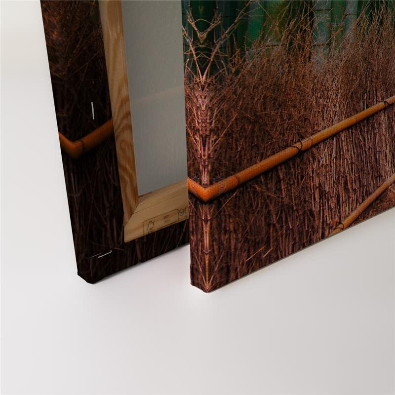 A.S. Création Leinwandbild BambusWalk Größe 90cm x 60cm