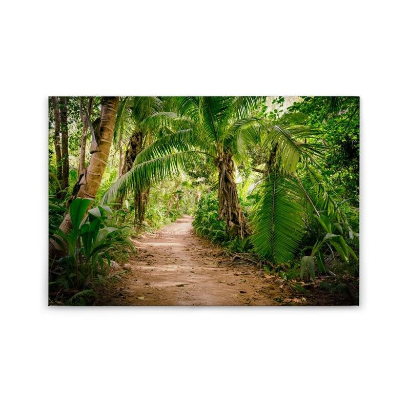 A.S. Création Leinwandbild PalmWalk Größe 90cm x 60cm
