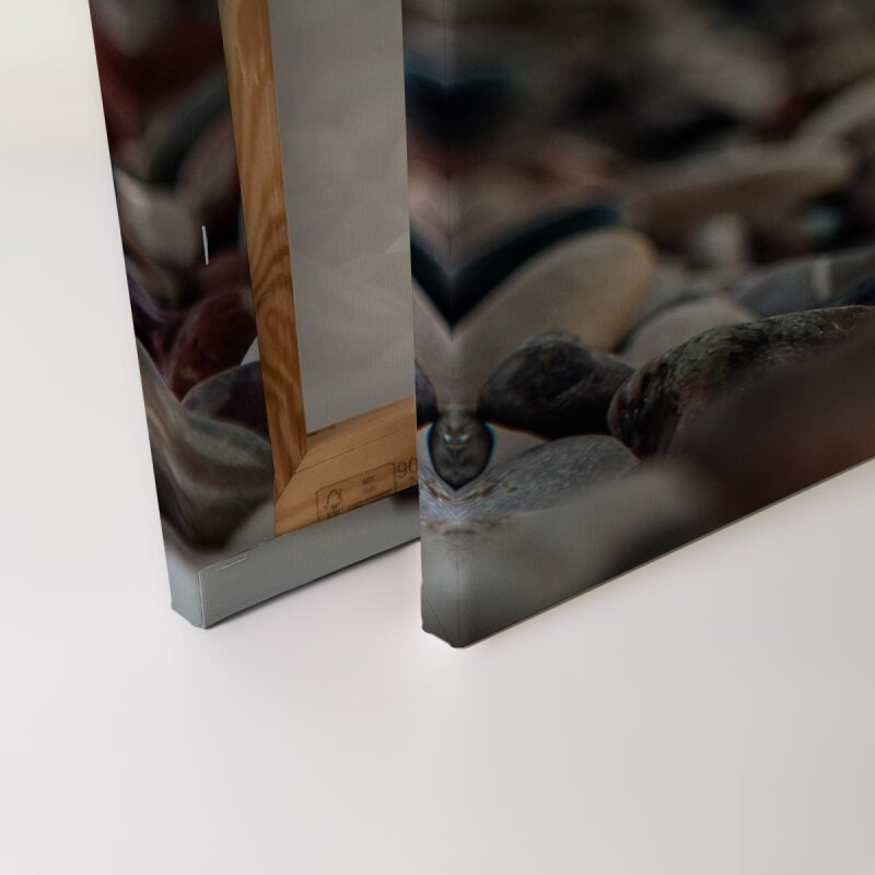 A.S. Création Leinwandbild StoneBeach1 Größe 90cm x 60cm