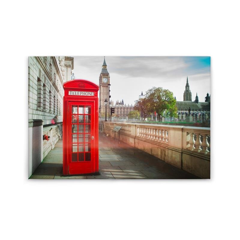 A.S. Création Leinwandbild PhoneBooth Größe 90cm x 60cm