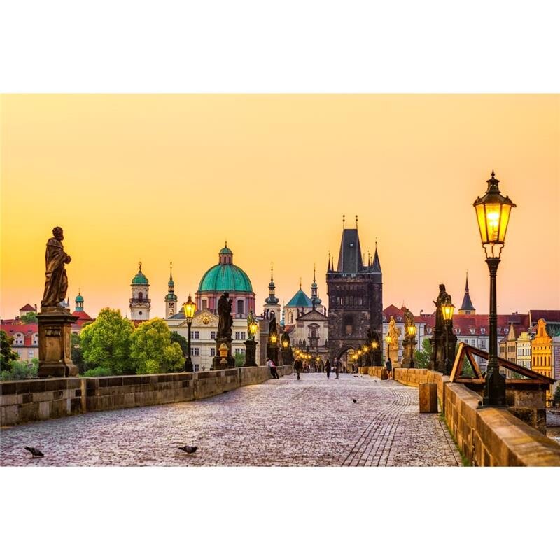 A.S. Création Leinwandbild CharlesBridge Größe 90cm x 60cm