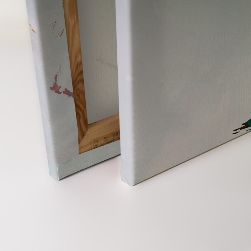 A.S. Création Leinwandbild GlobalMap Größe 90cm x 60cm