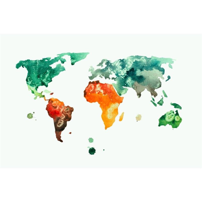 A.S. Création Leinwandbild ColourfulWorld3 Größe 90cm x 60cm