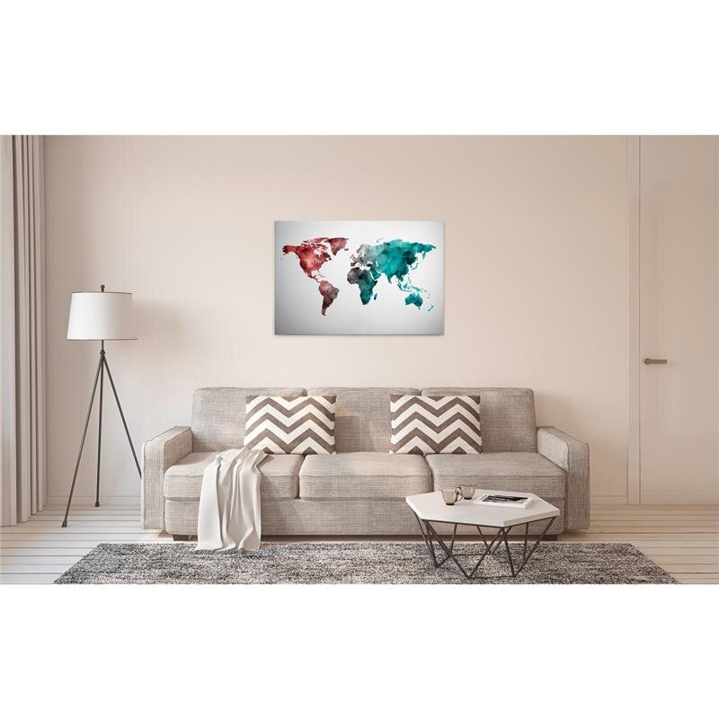 A.S. Création Leinwandbild WorldGraphic2 Größe 90cm x 60cm