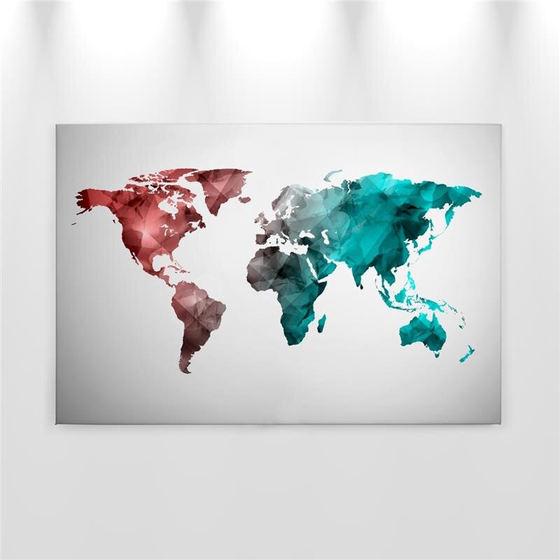 A.S. Création Leinwandbild WorldGraphic2 Größe 90cm x 60cm
