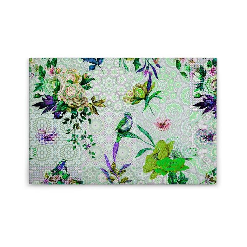 A.S. Création Leinwandbild mosaicgarden1 Größe 90cm x 60cm