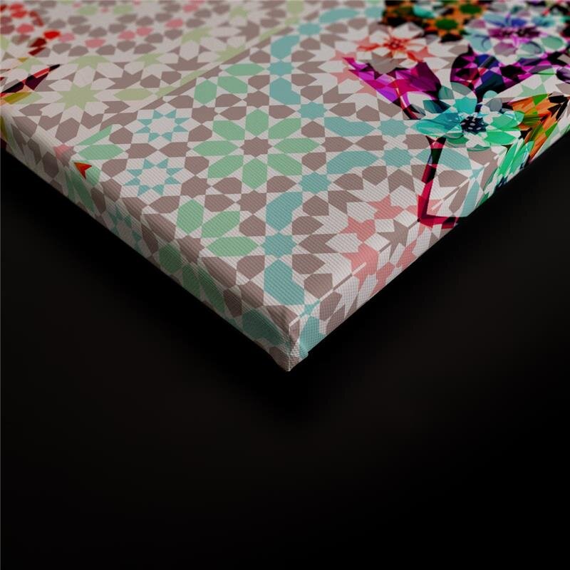 A.S. Création Leinwandbild mosaicgarden2 Größe 90cm x 60cm