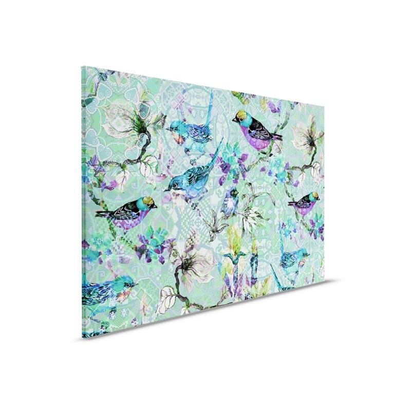 A.S. Création Leinwandbild mosaicbirds3 Größe 90cm x 60cm