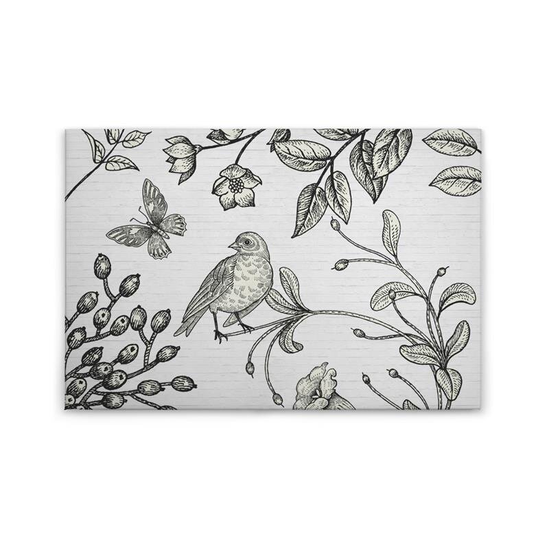 A.S. Création Leinwandbild birdy2 Größe 90cm x 60cm