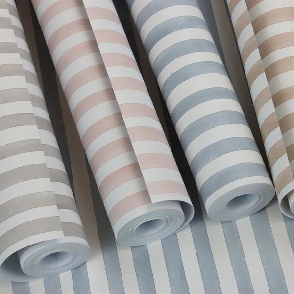 Tapete Braun, Pastellfarben, Weiß Rasch Vliestapete (252774)