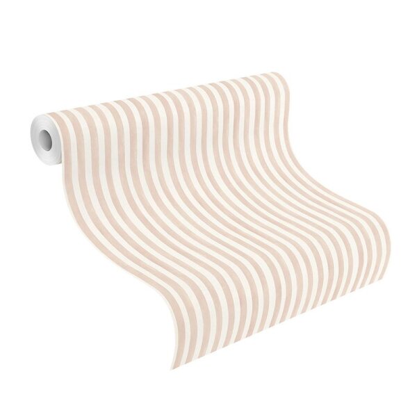 Tapete Braun, Pastellfarben, Weiß Rasch Vliestapete (252774)