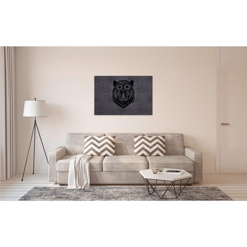 A.S. Création Leinwandbild panther2 Größe 90cm x 60cm
