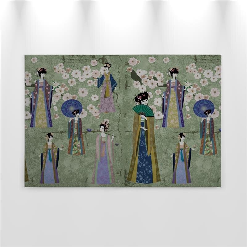 A.S. Création Leinwandbild kimono1 Größe 90cm x 60cm