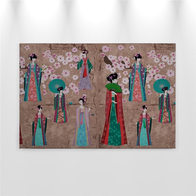 A.S. Création Leinwandbild kimono2 Größe 90cm x 60cm