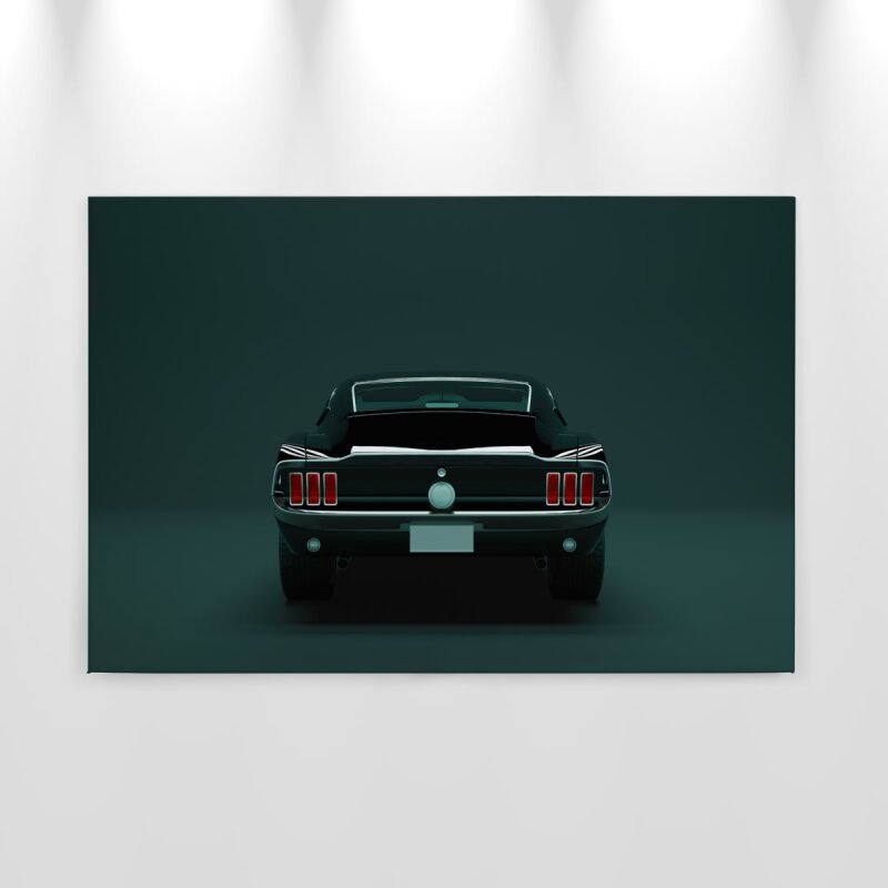 A.S. Création Leinwandbild mustang3 Größe 90cm x 60cm