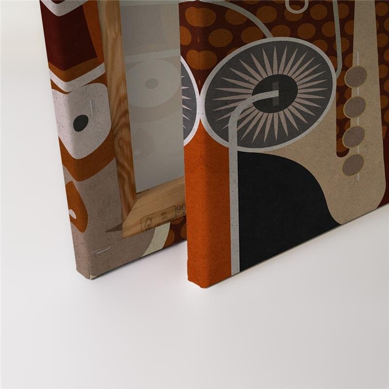 A.S. Création Leinwandbild wallofsound1 Größe 90cm x 60cm