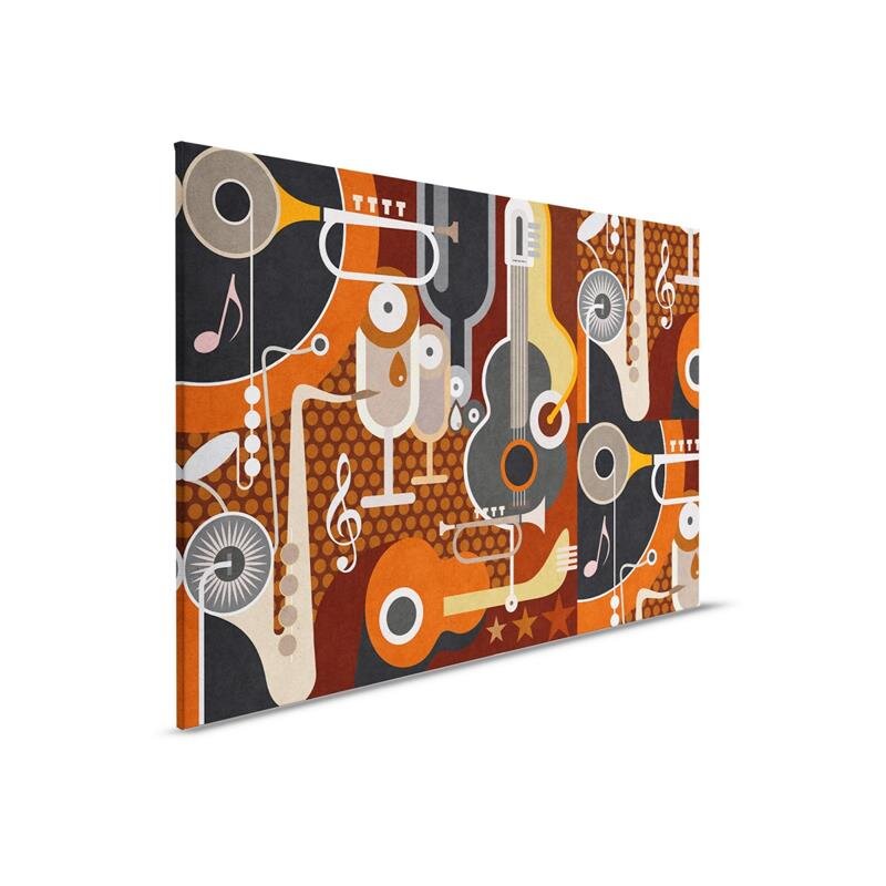 A.S. Création Leinwandbild wallofsound1 Größe 90cm x 60cm