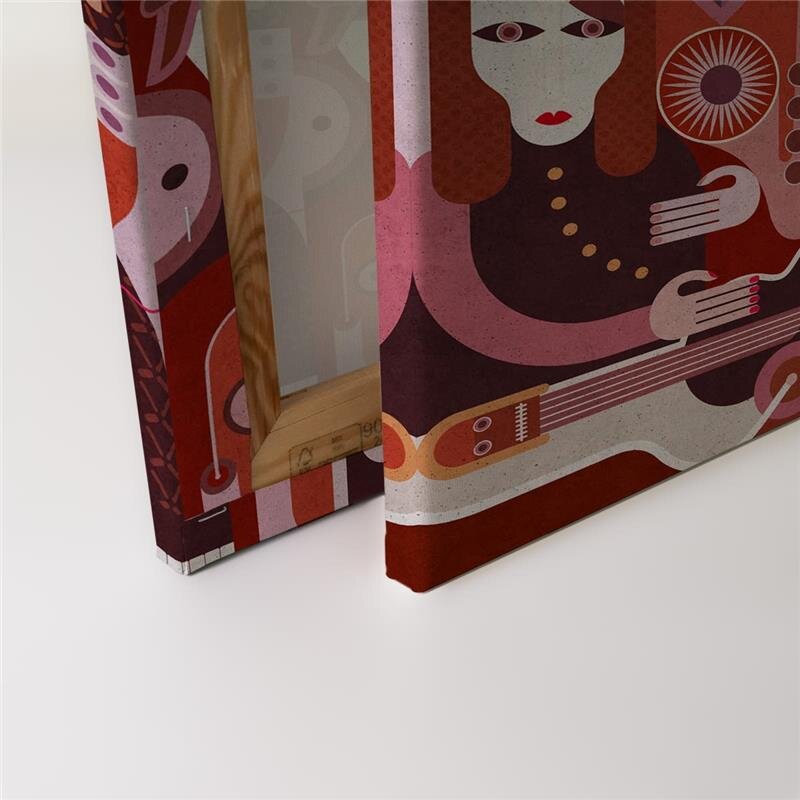 A.S. Création Leinwandbild wallofsound2 Größe 90cm x 60cm