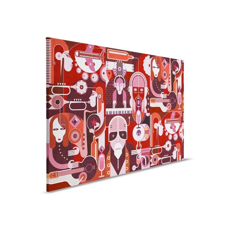 A.S. Création Leinwandbild wallofsound2 Größe 90cm x 60cm