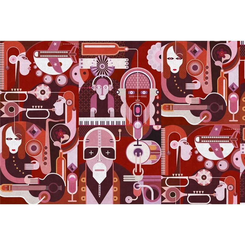 A.S. Création Leinwandbild wallofsound2 Größe 90cm x 60cm