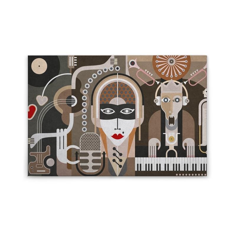 A.S. Création Leinwandbild wallofsound3 Größe 90cm x 60cm