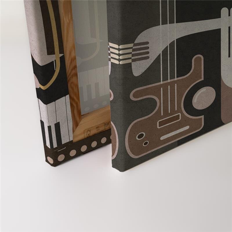 A.S. Création Leinwandbild wallofsound3 Größe 90cm x 60cm