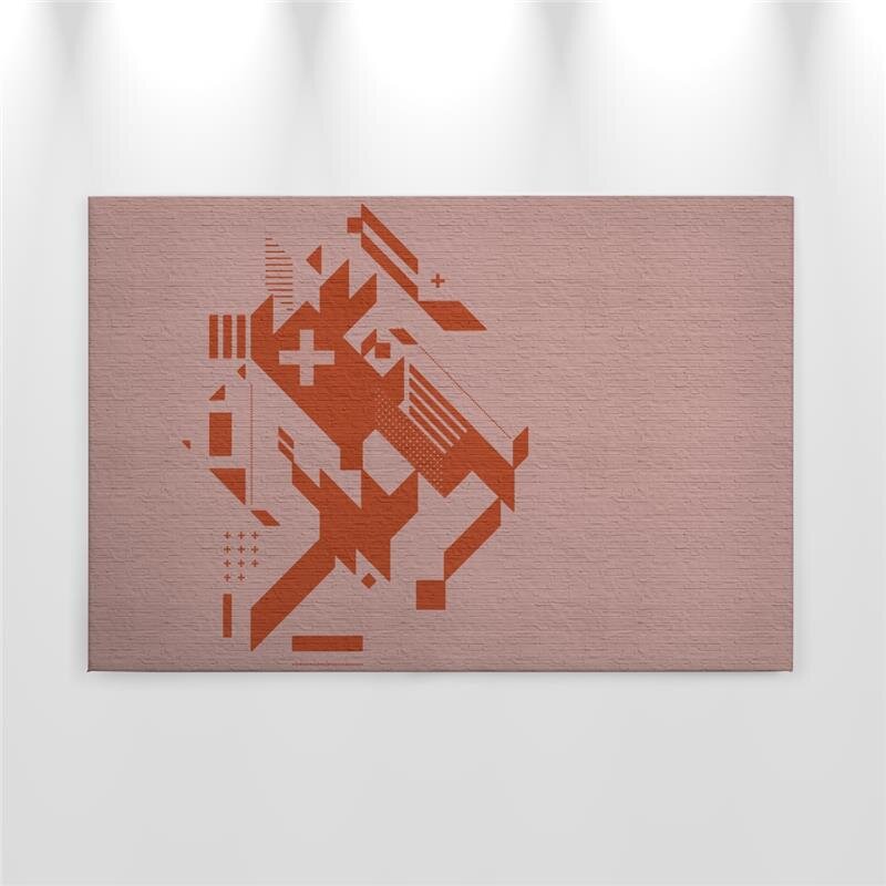 A.S. Création Leinwandbild brickbybrick1 Größe 90cm x 60cm