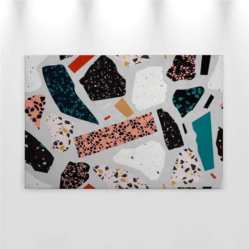 A.S. Création Leinwandbild terrazzo1 Größe 90cm x 60cm