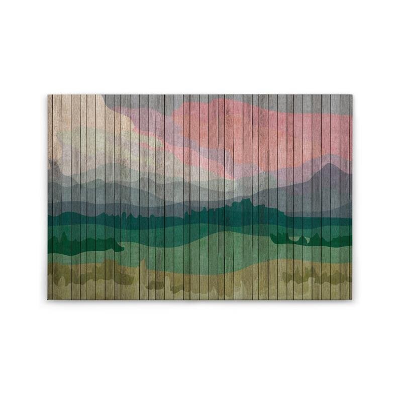 A.S. Création Leinwandbild mountains2 Größe 90cm x 60cm