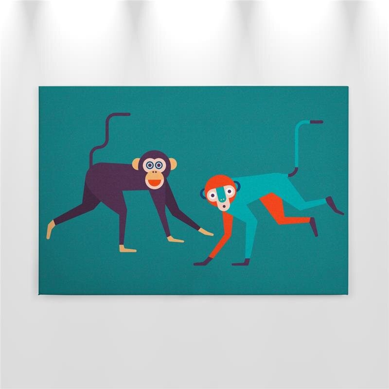 A.S. Création Leinwandbild monkeybusiness1 Größe 90cm x 60cm