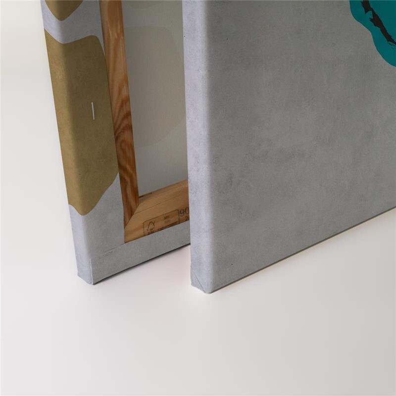 A.S. Création Leinwandbild floralcollage1 Größe 90cm x 60cm