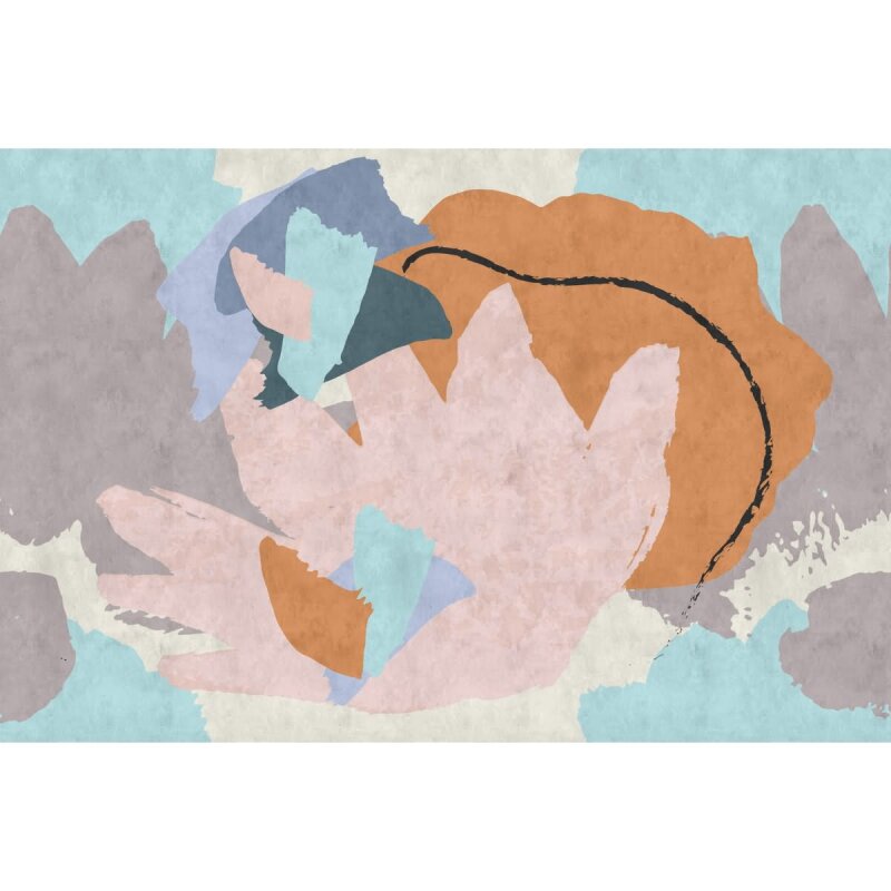 A.S. Création Leinwandbild floralcollage2 Größe 90cm x 60cm