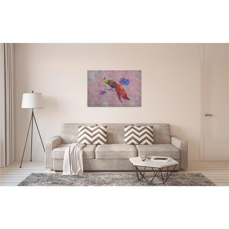 A.S. Création Leinwandbild peacock2 Größe 90cm x 60cm