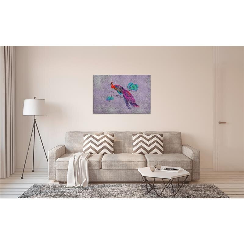 A.S. Création Leinwandbild peacock3 Größe 90cm x 60cm