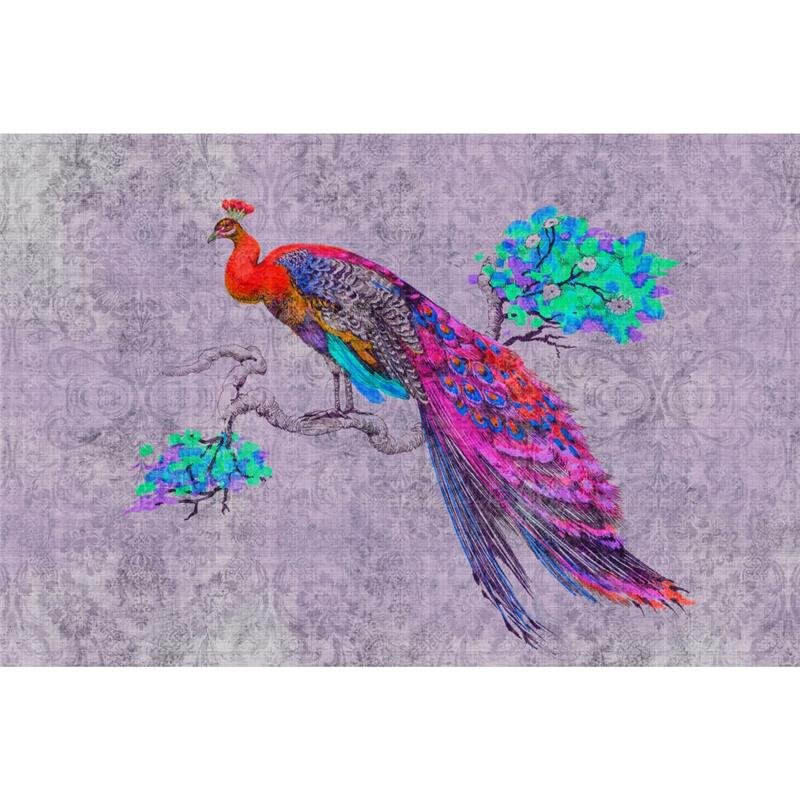 A.S. Création Leinwandbild peacock3 Größe 90cm x 60cm