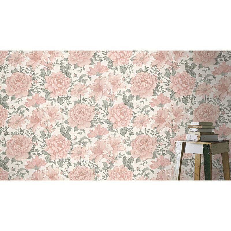 Tapete Braun, Grün Rasch Vliestapete (252439)