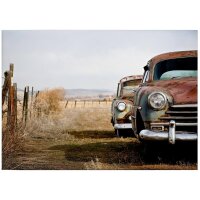 A.S. Cr&eacute;ation Leinwandbild OldRustedCars...