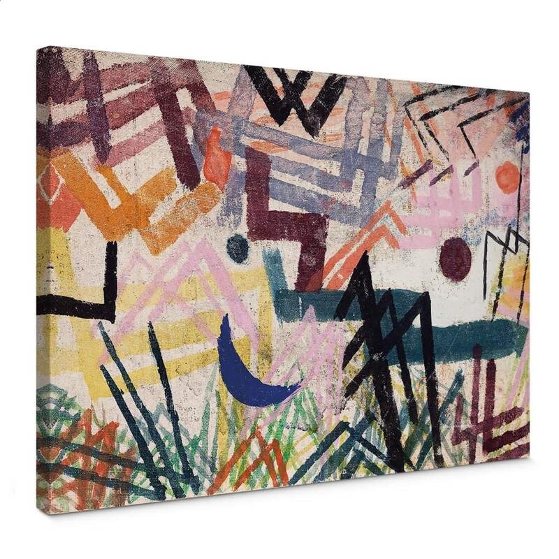 A.S. Création Leinwandbild Klee Landscape Größe 70cm x 50cm