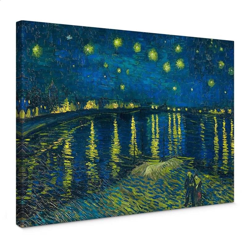 A.S. Création Leinwandbild Starry Night Größe 70cm x 50cm