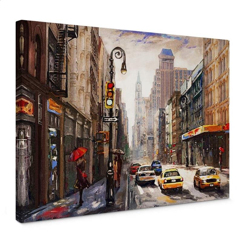 A.S. Création Leinwandbild New York Größe 70cm x 50cm
