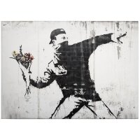 A.S. Cr&eacute;ation Leinwandbild Flower Thrower...