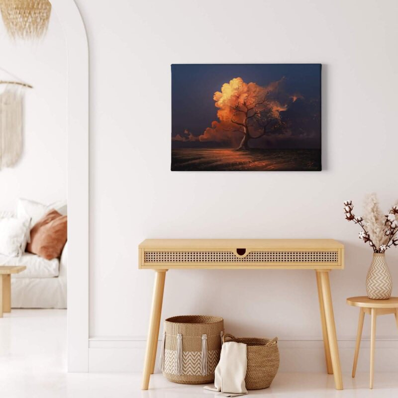 A.S. Création Leinwandbild Late fall Größe 70cm x 50cm