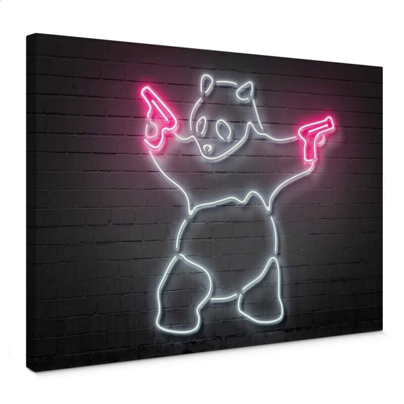 A.S. Création Leinwandbild Panda Größe 70cm x 50cm