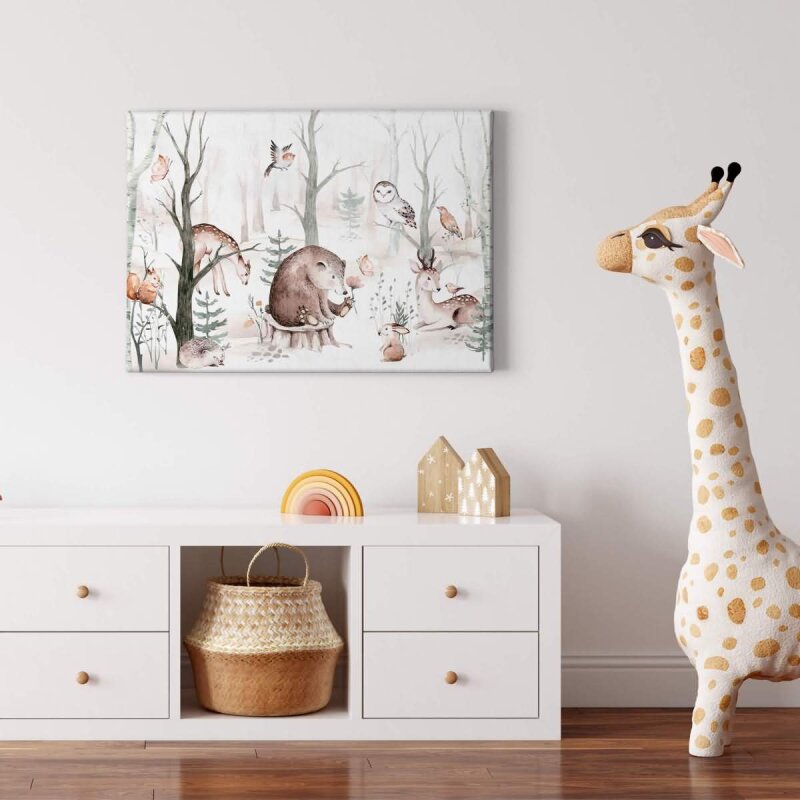 A.S. Création Leinwandbild Forest Friends Größe 70cm x 50cm